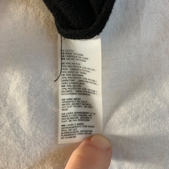 Siani Milano Black Knit Top White Embellished Lace Collar XL NWT - Picture 7 of 9